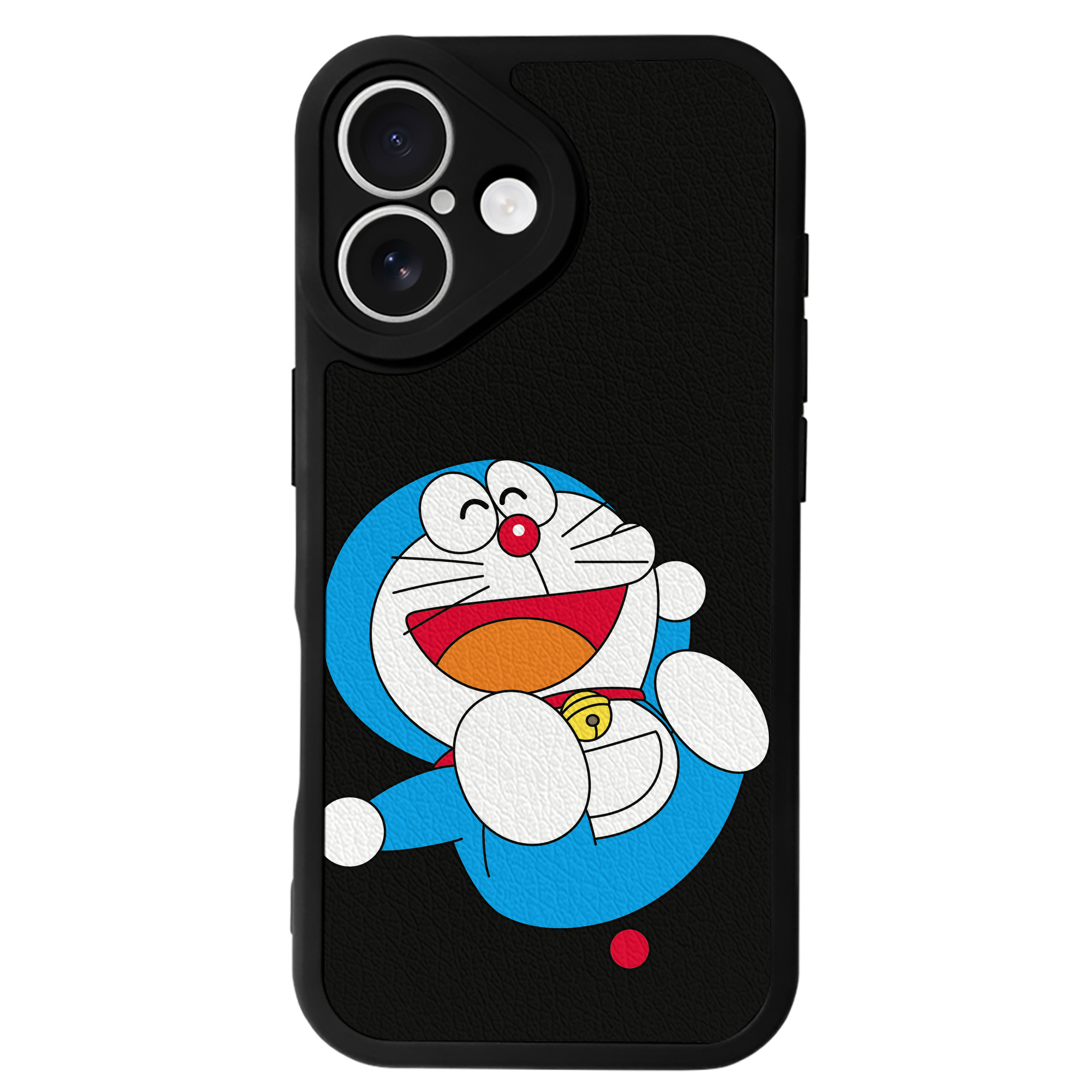 （画像用） ドラえもん Doraemon 【iPhone 16シリーズ対応】シリコンスマホケース（レザー調） 材質：シリコン